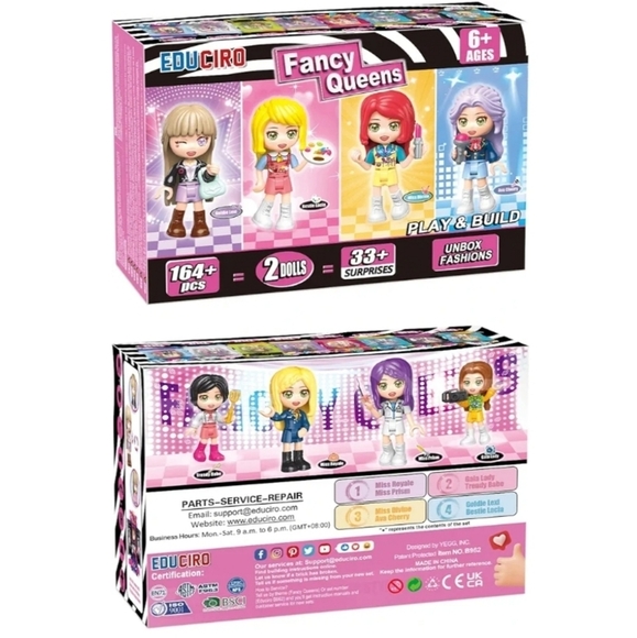 EDUCIRO Surprise Doll Photographer & Baker Theme (2Pack) with 34 Surprises - Picture 2 of 10